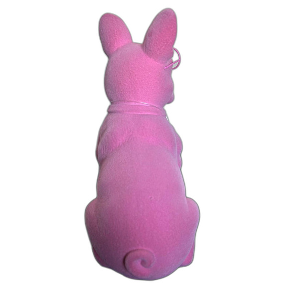 Valentine’s Flocked French 8" Bulldog Figurine In Pink 2024-Spritz Tabletop NEW - Picture 11 of 16